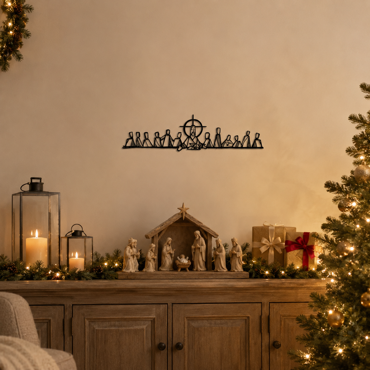 Last Supper Metal Wall Art