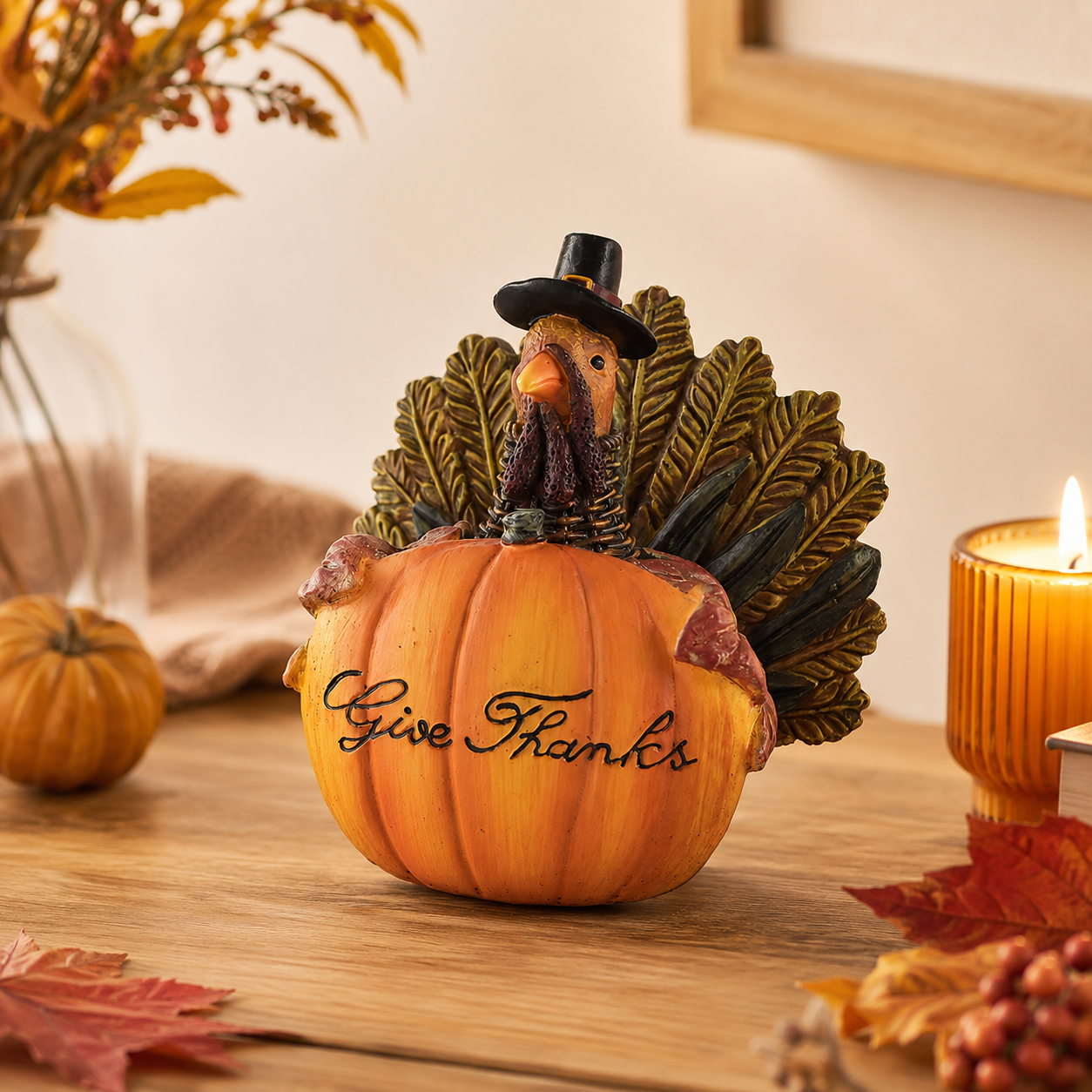 Thanksgiving Harvest Tabletop Figurines
