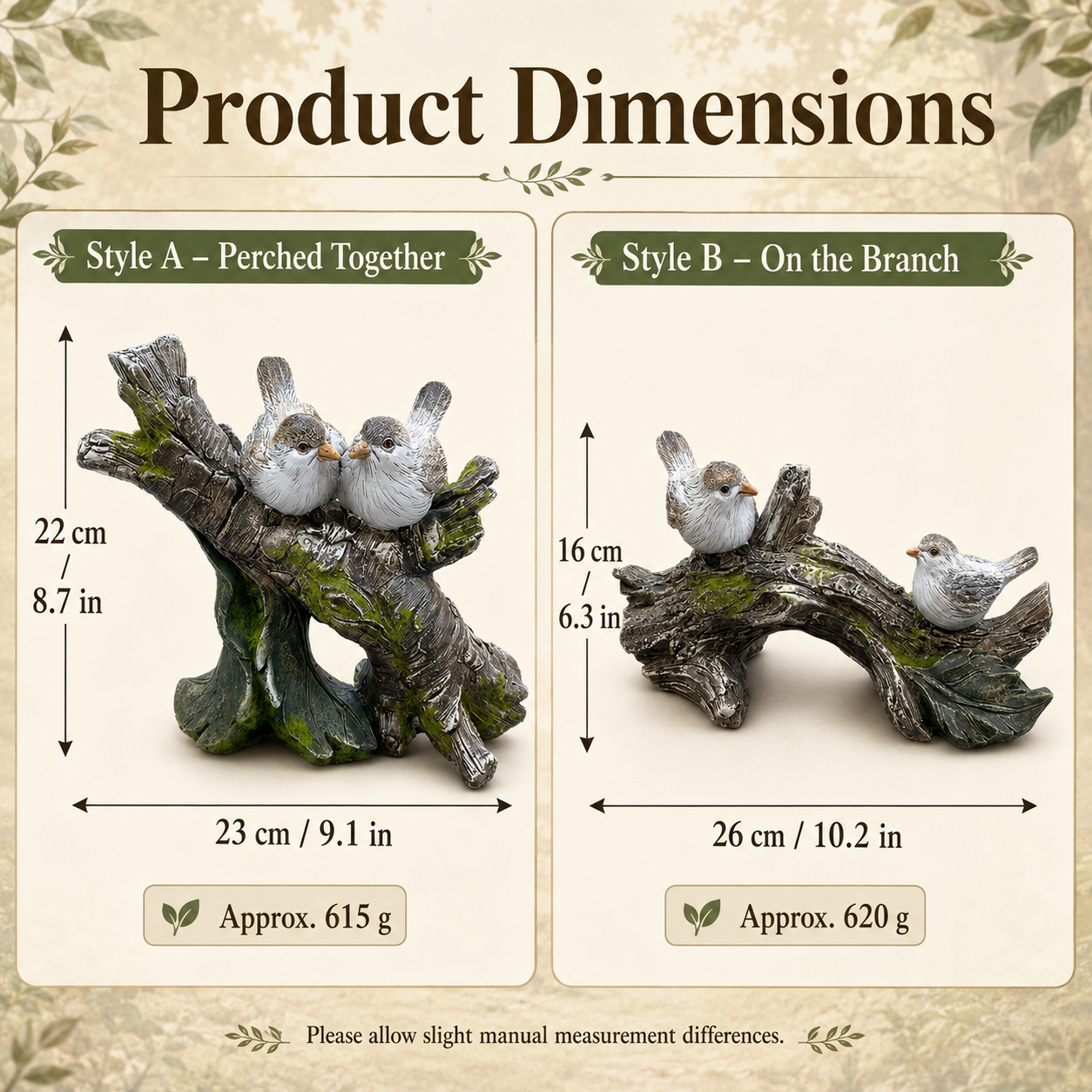 Woodland Companions Bird Figurine