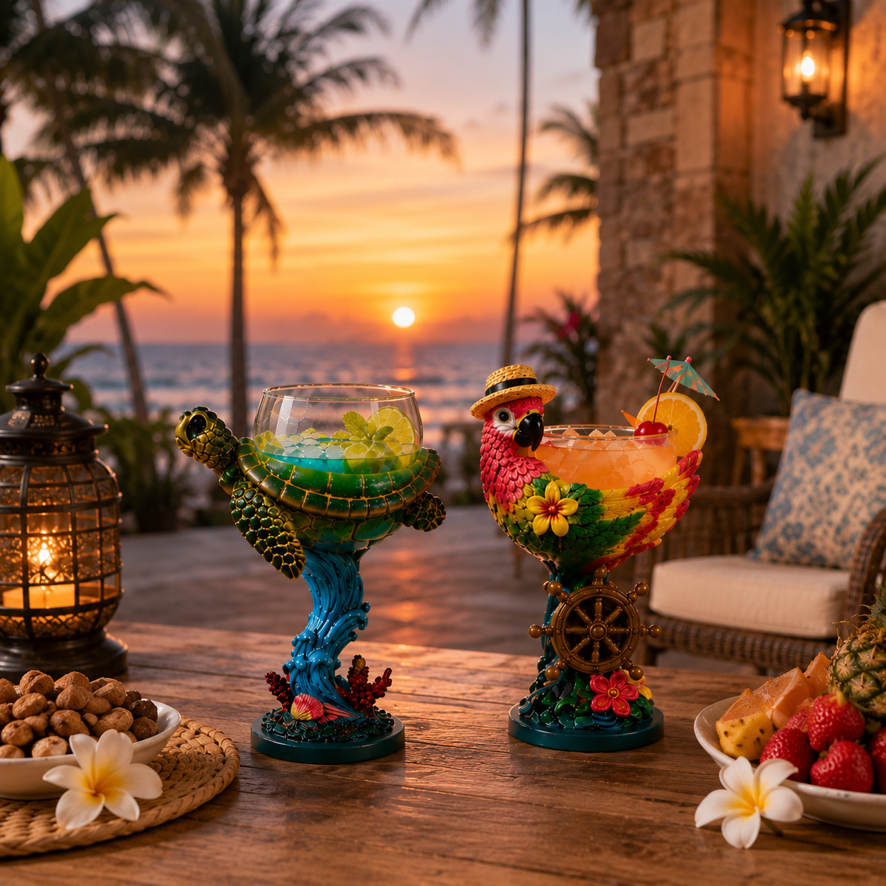 Tropical Animal Goblet