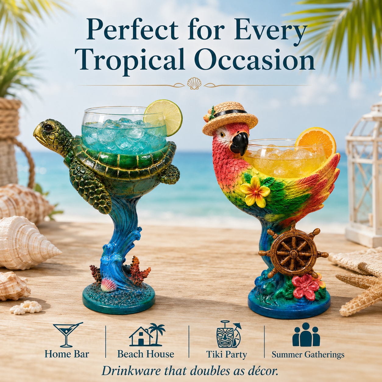 Tropical Animal Goblet