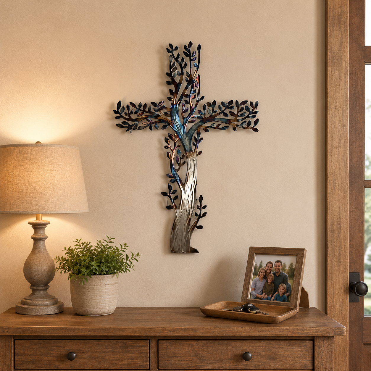 Tree of Life Cross Wall Decor✝️