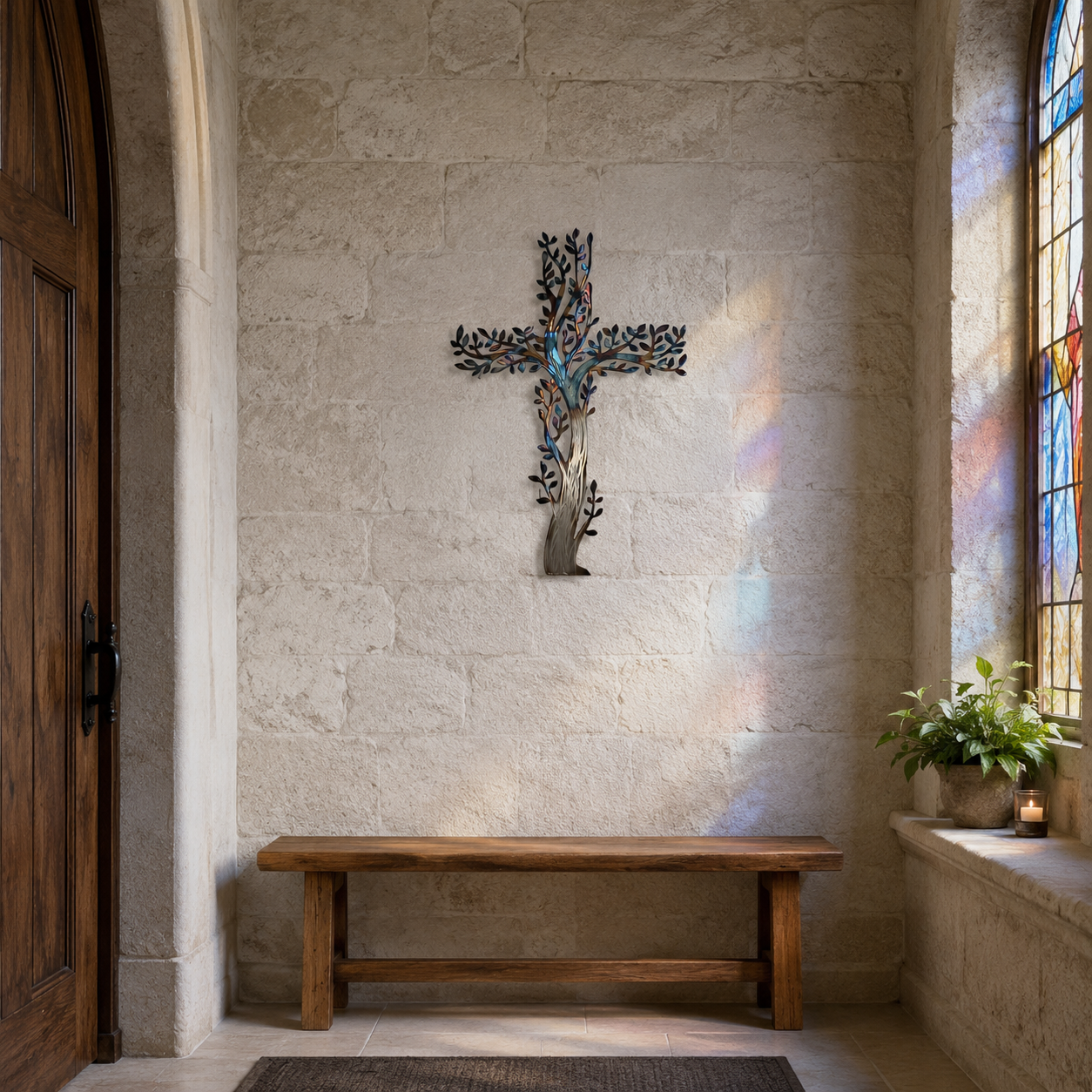 Tree of Life Cross Wall Decor✝️