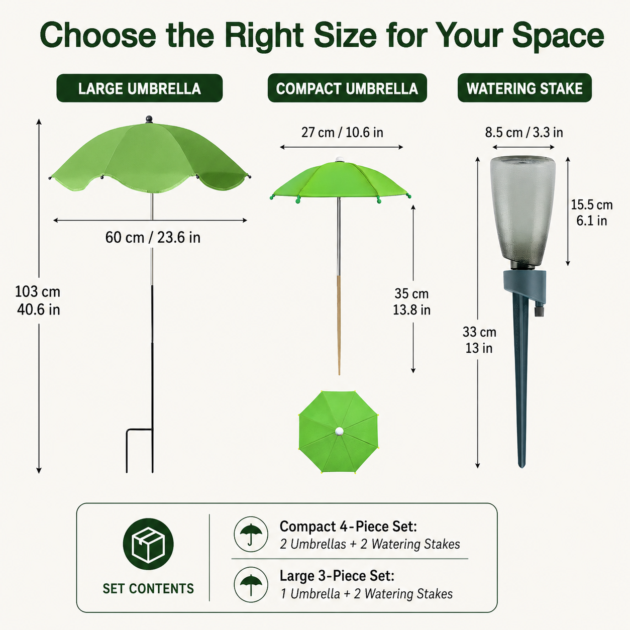 Plant Shade Umbrella & Watering Set🌿