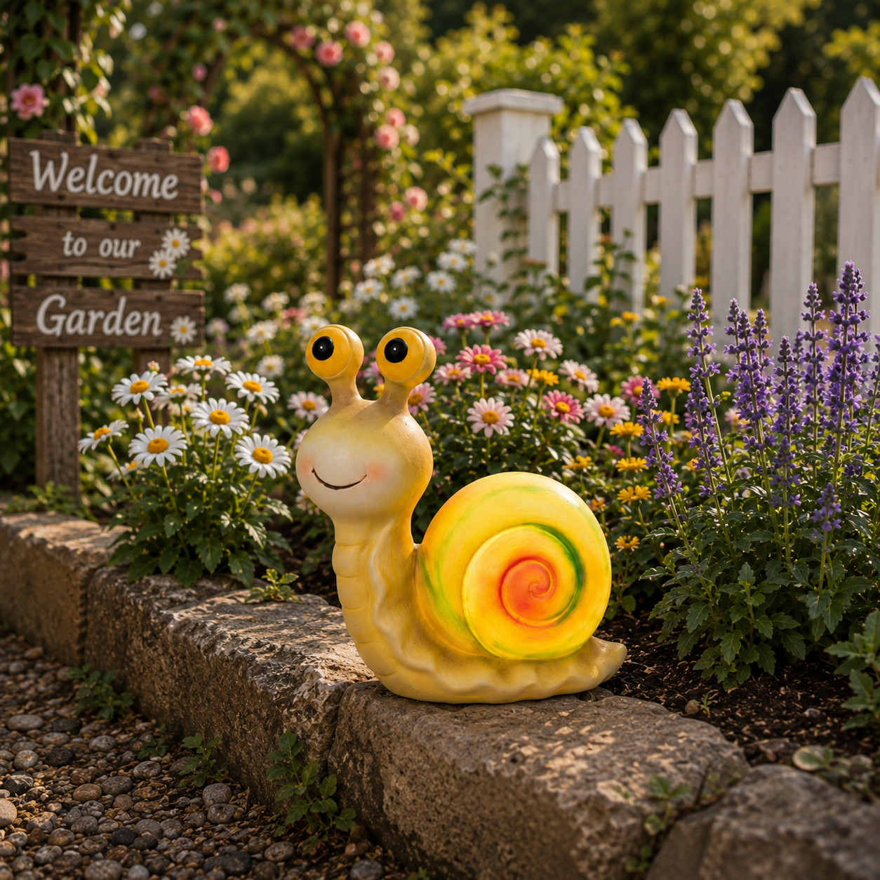 Solar Snail Garden Light🐌