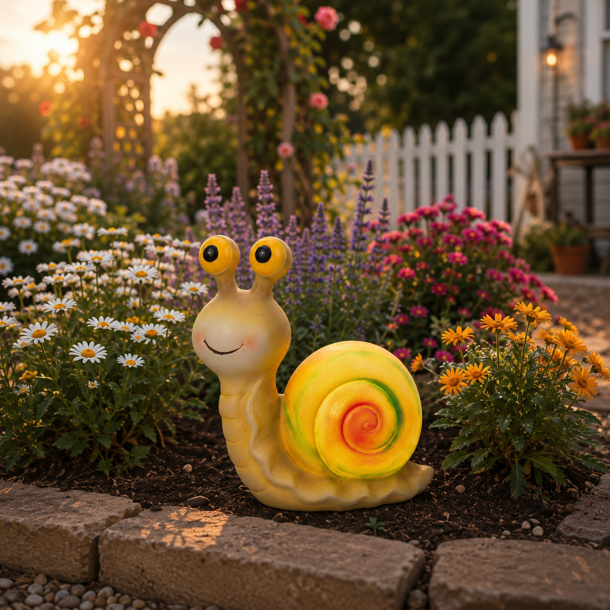 Solar Snail Garden Light🐌