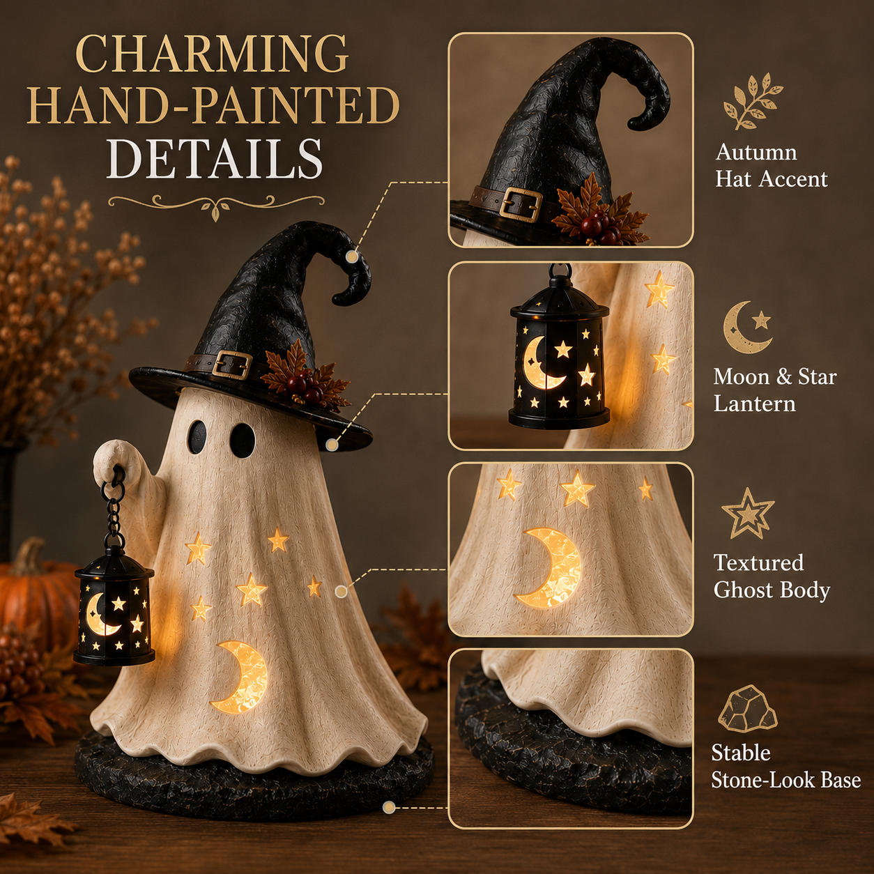 Cozy Glow Ghost Lantern