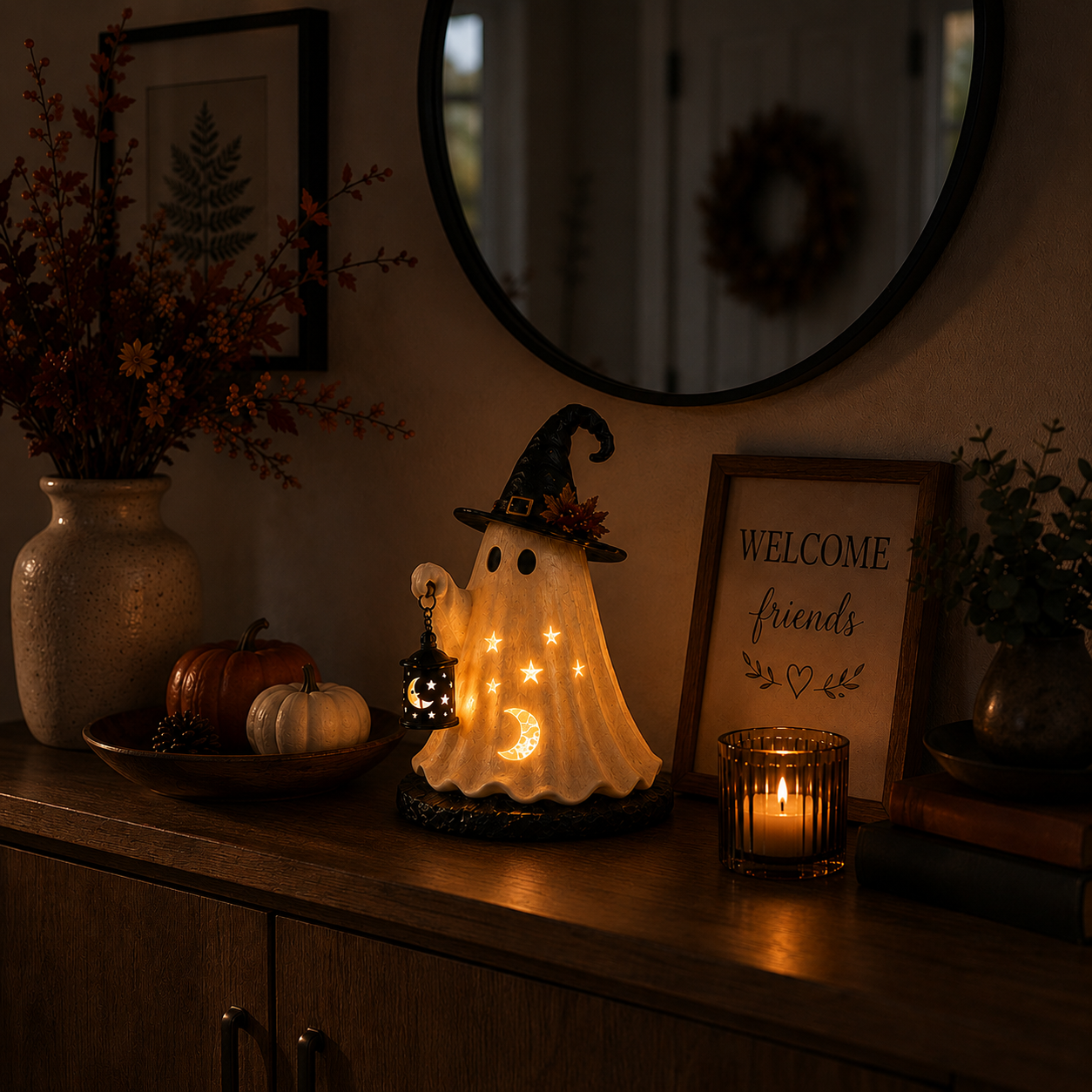 Cozy Glow Ghost Lantern