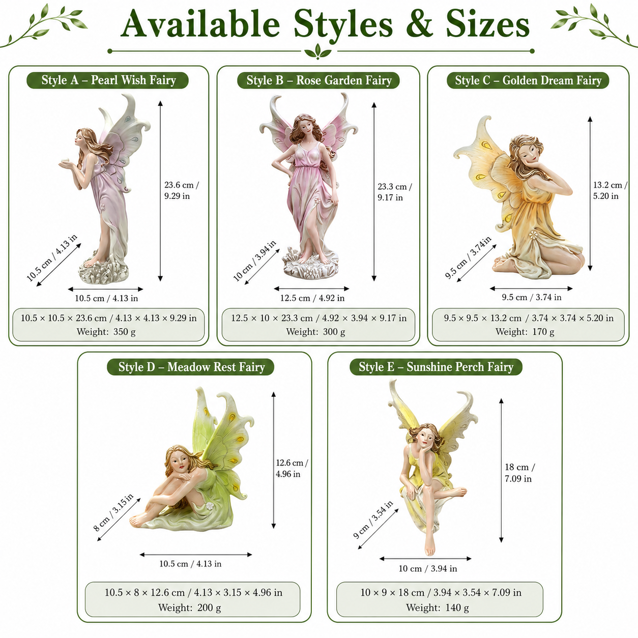 Enchanted Fairy Figurine Collection