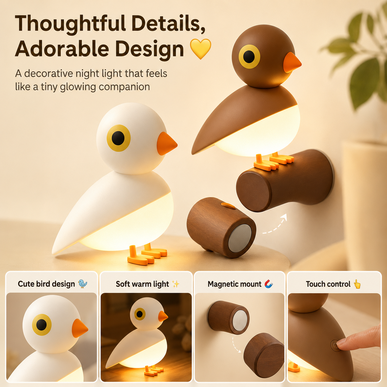 Lucky Bird Night Light