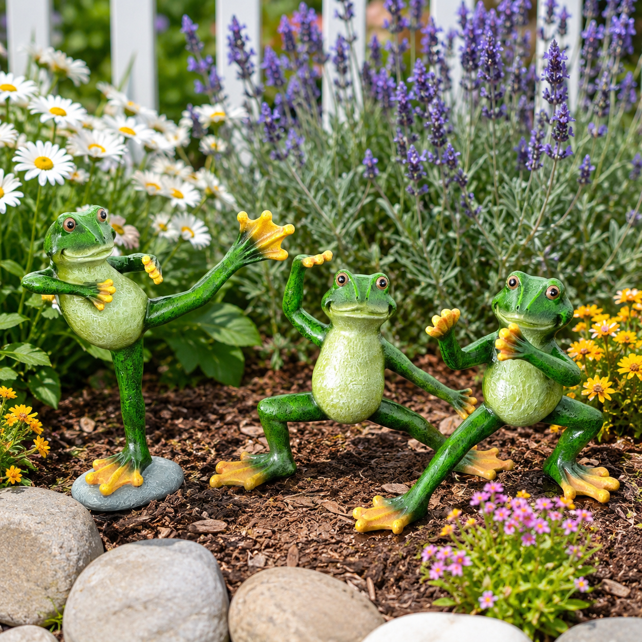 Kung Fu Frog Garden Statue 🐸