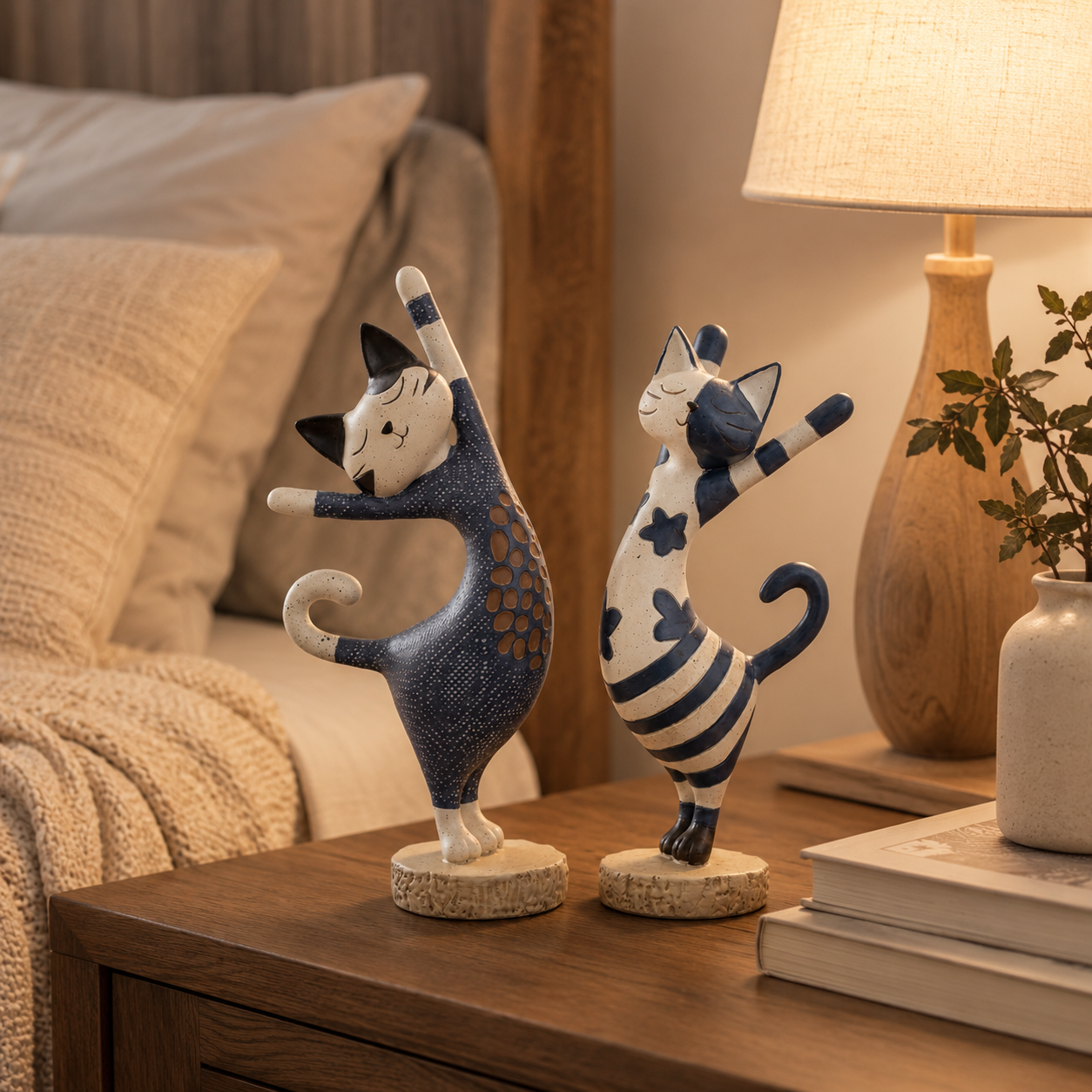 Stretch & Smile Cat Figurines