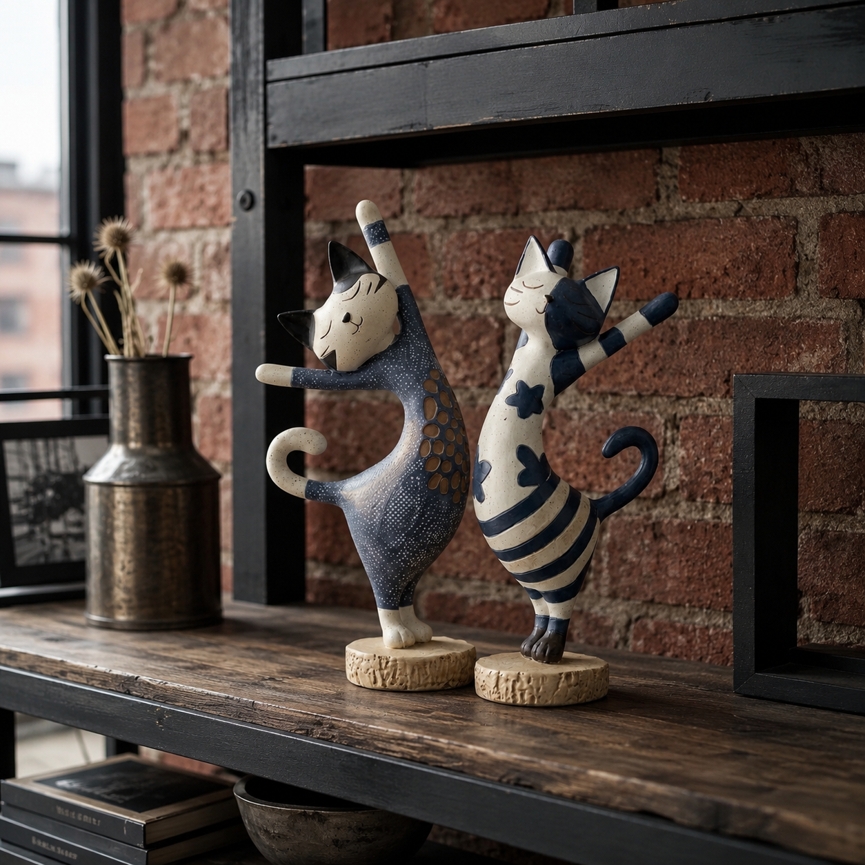 Stretch & Smile Cat Figurines