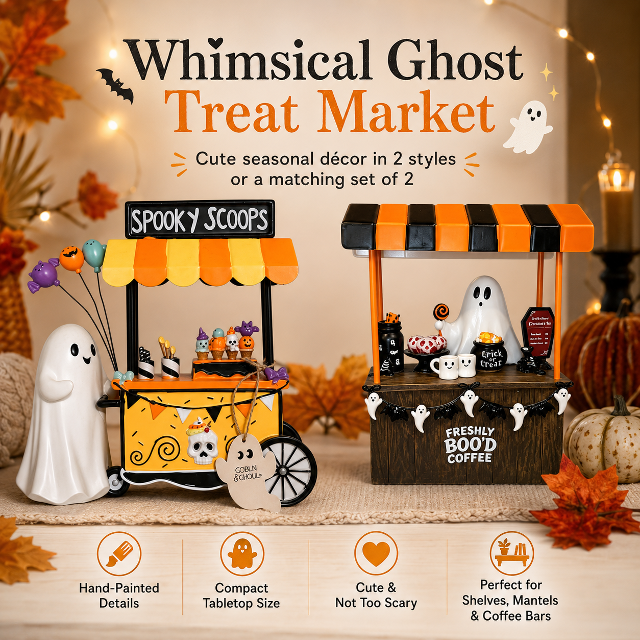 🎃 Halloween Ghost Treat Stand Tabletop Decorations Product Title