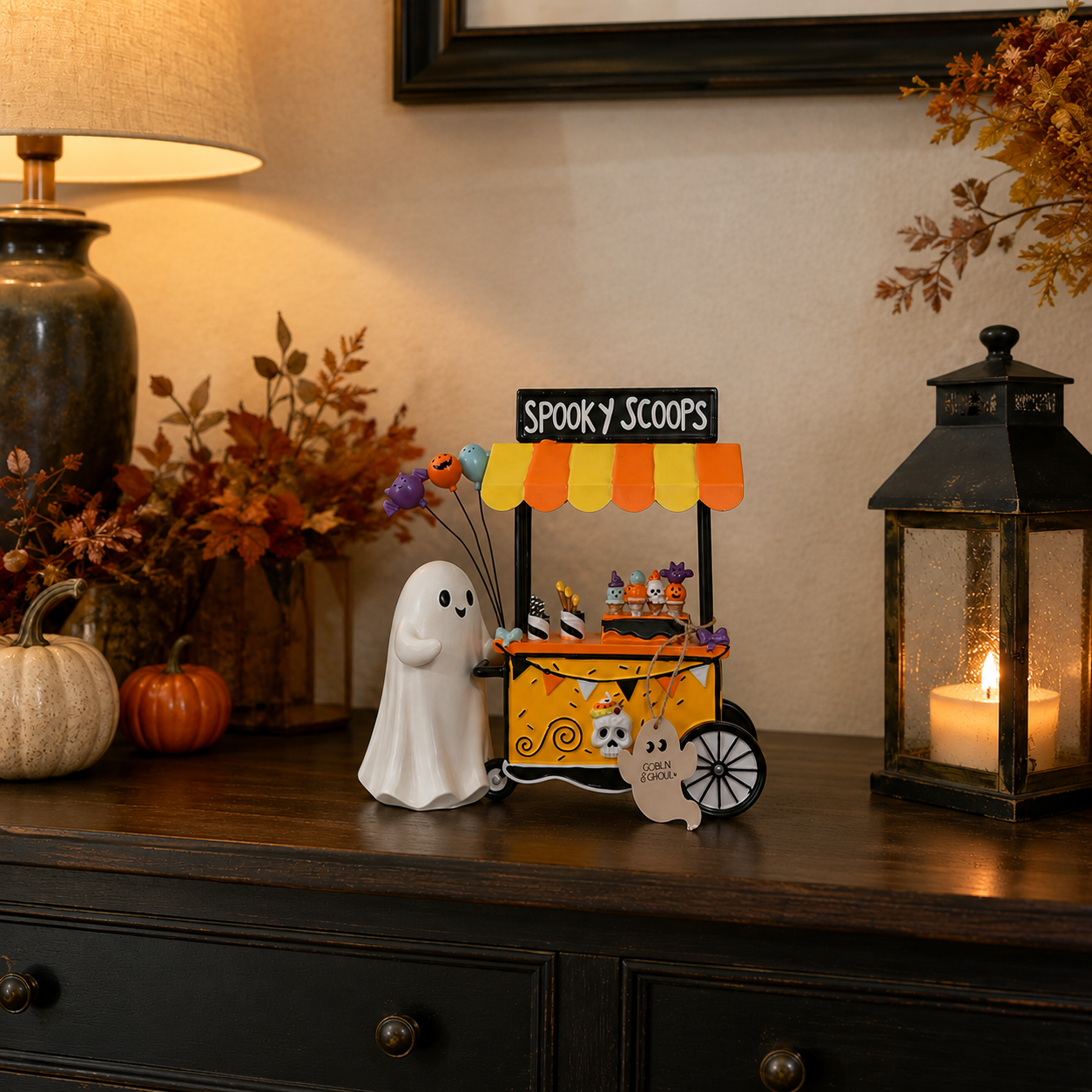 🎃 Halloween Ghost Treat Stand Tabletop Decorations Product Title