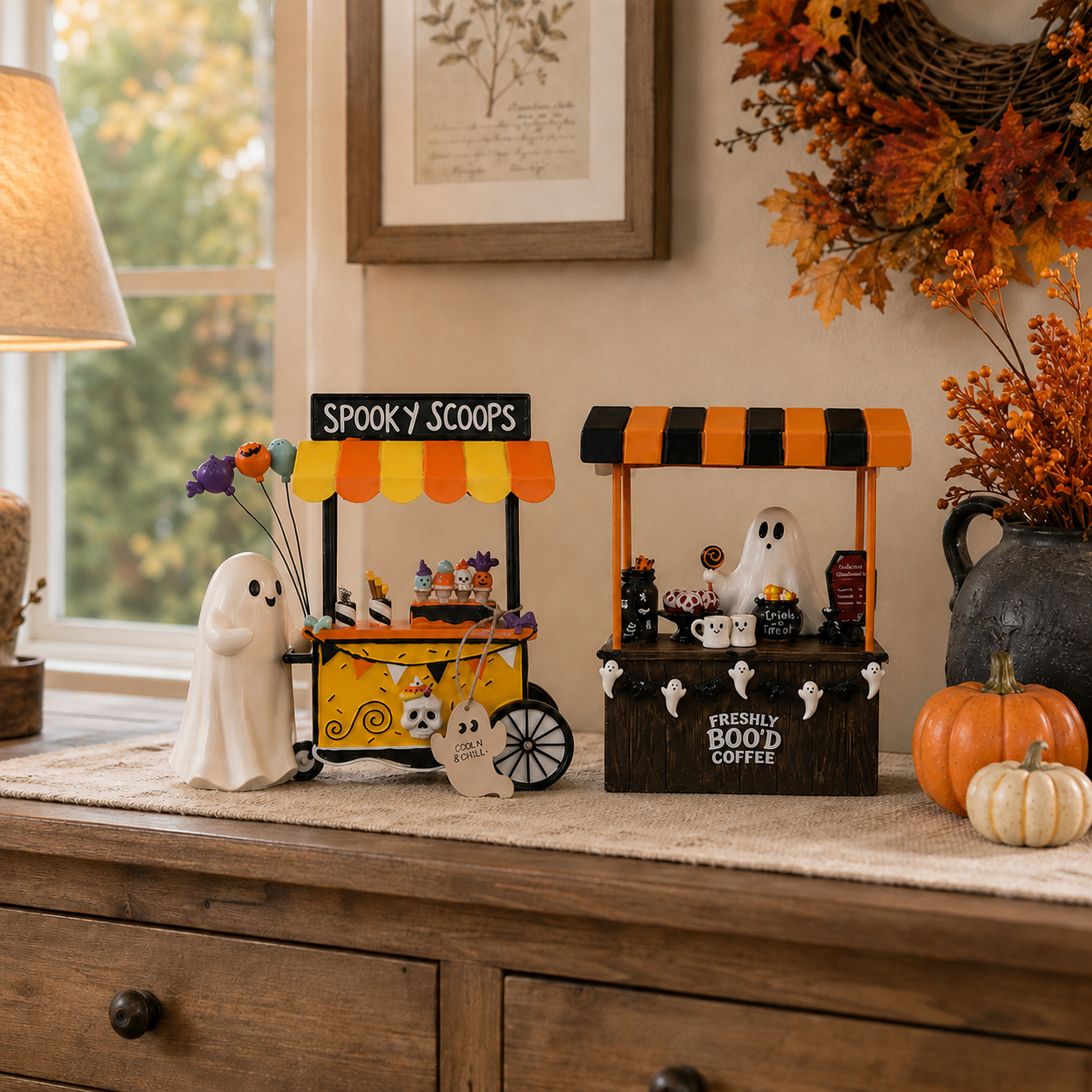 🎃 Halloween Ghost Treat Stand Tabletop Decorations Product Title