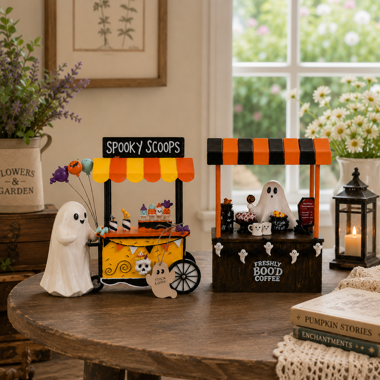 🎃 Halloween Ghost Treat Stand Tabletop Decorations Product Title