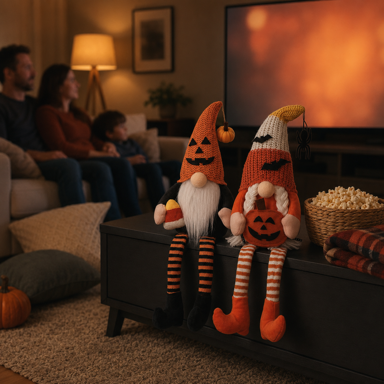 Halloween Long-Legged Gnome Shelf Sitter