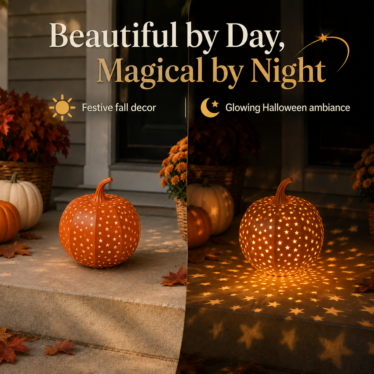 Halloween Star Pumpkin Lantern