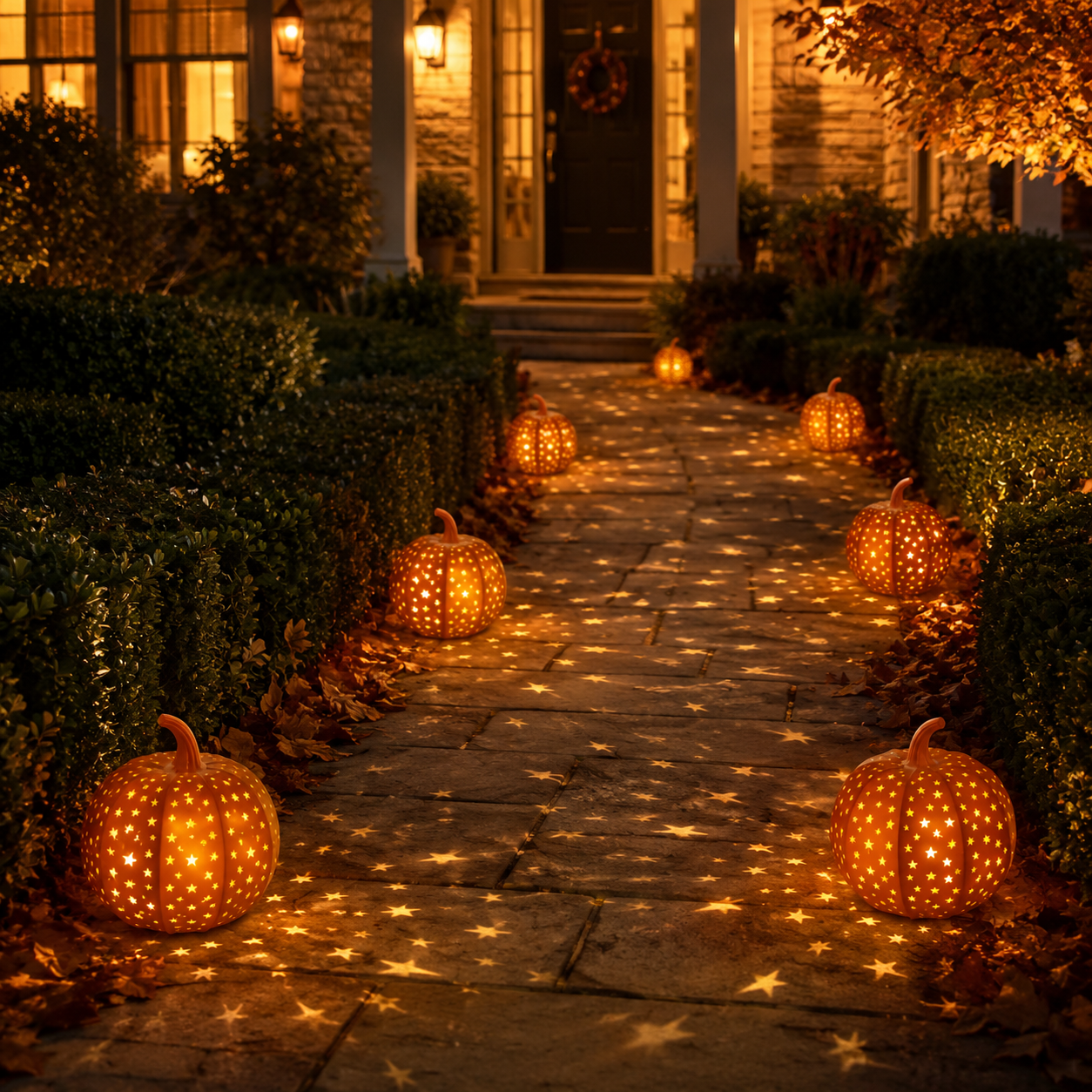Halloween Star Pumpkin Lantern