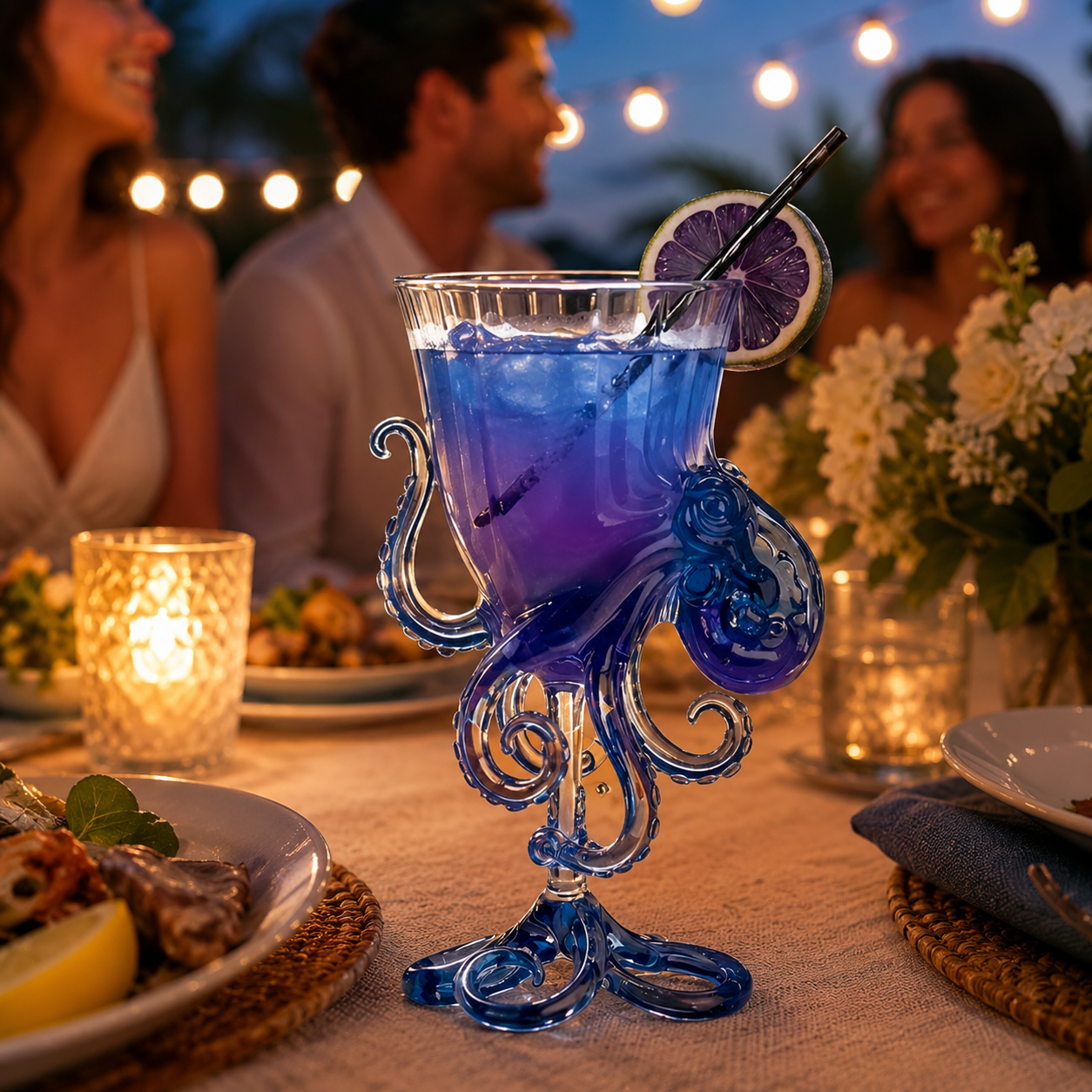 Sea Animal Cocktail Glass