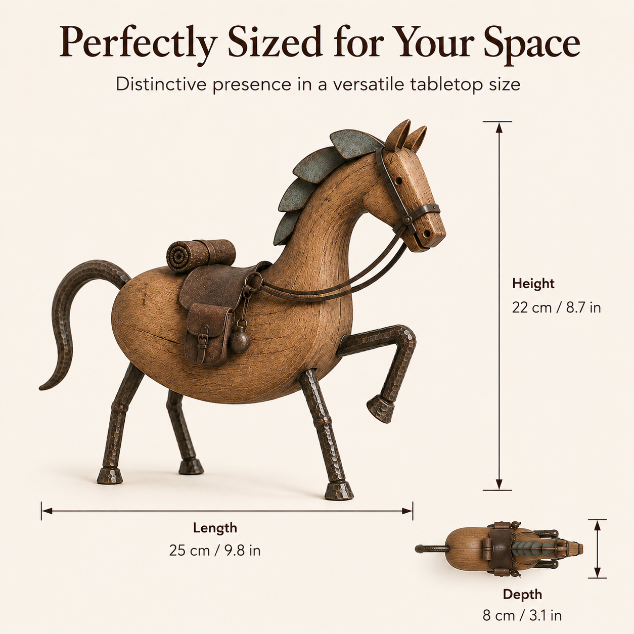 Rustic Wandering Horse Decor 🐴