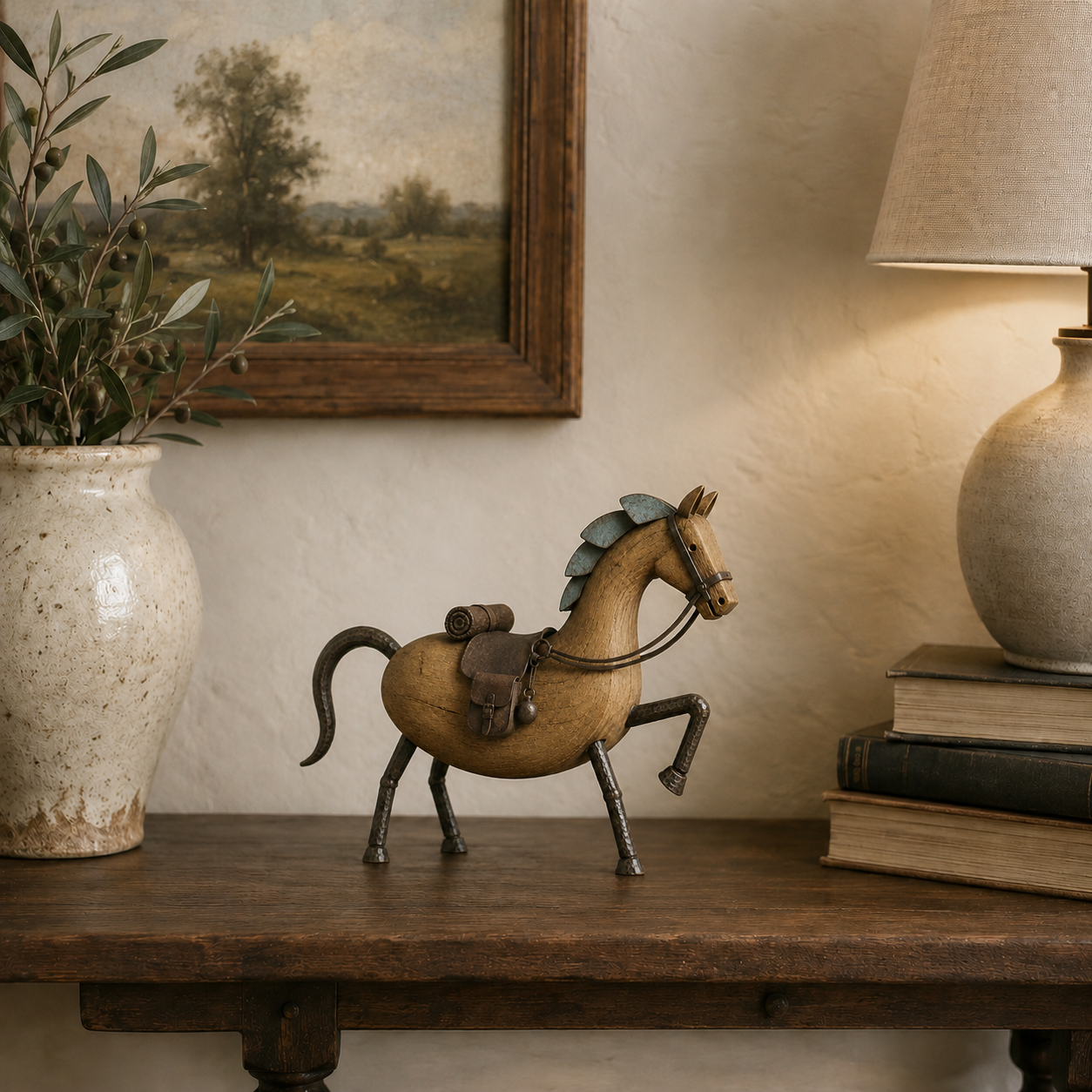 Rustic Wandering Horse Decor 🐴