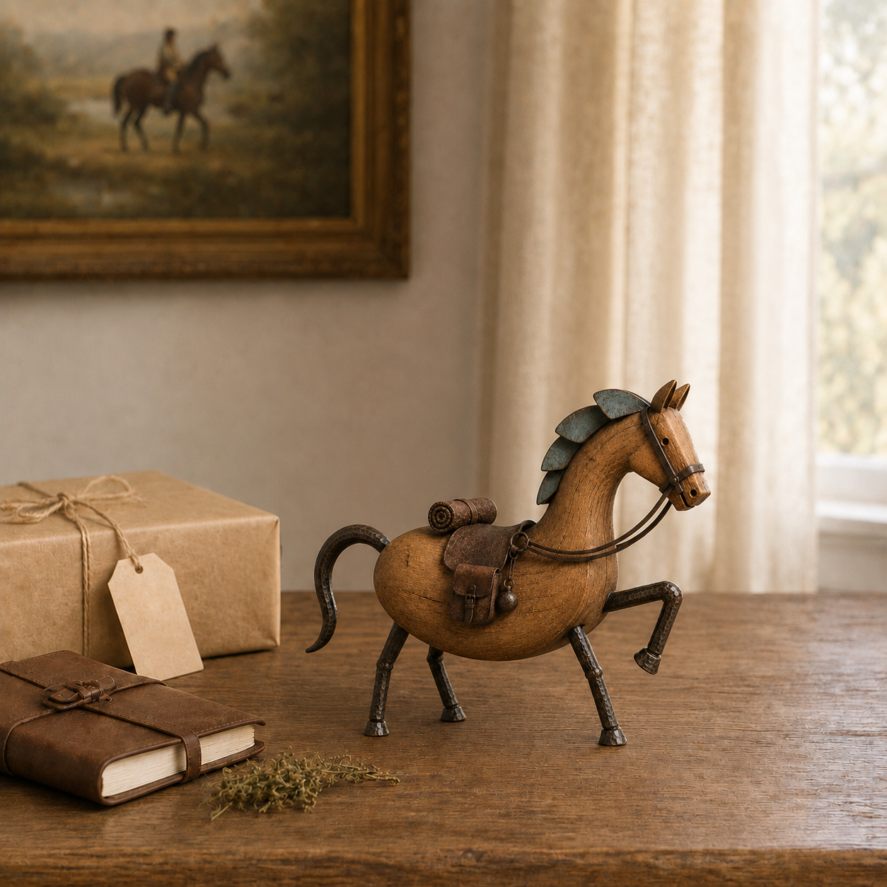 Rustic Wandering Horse Decor 🐴