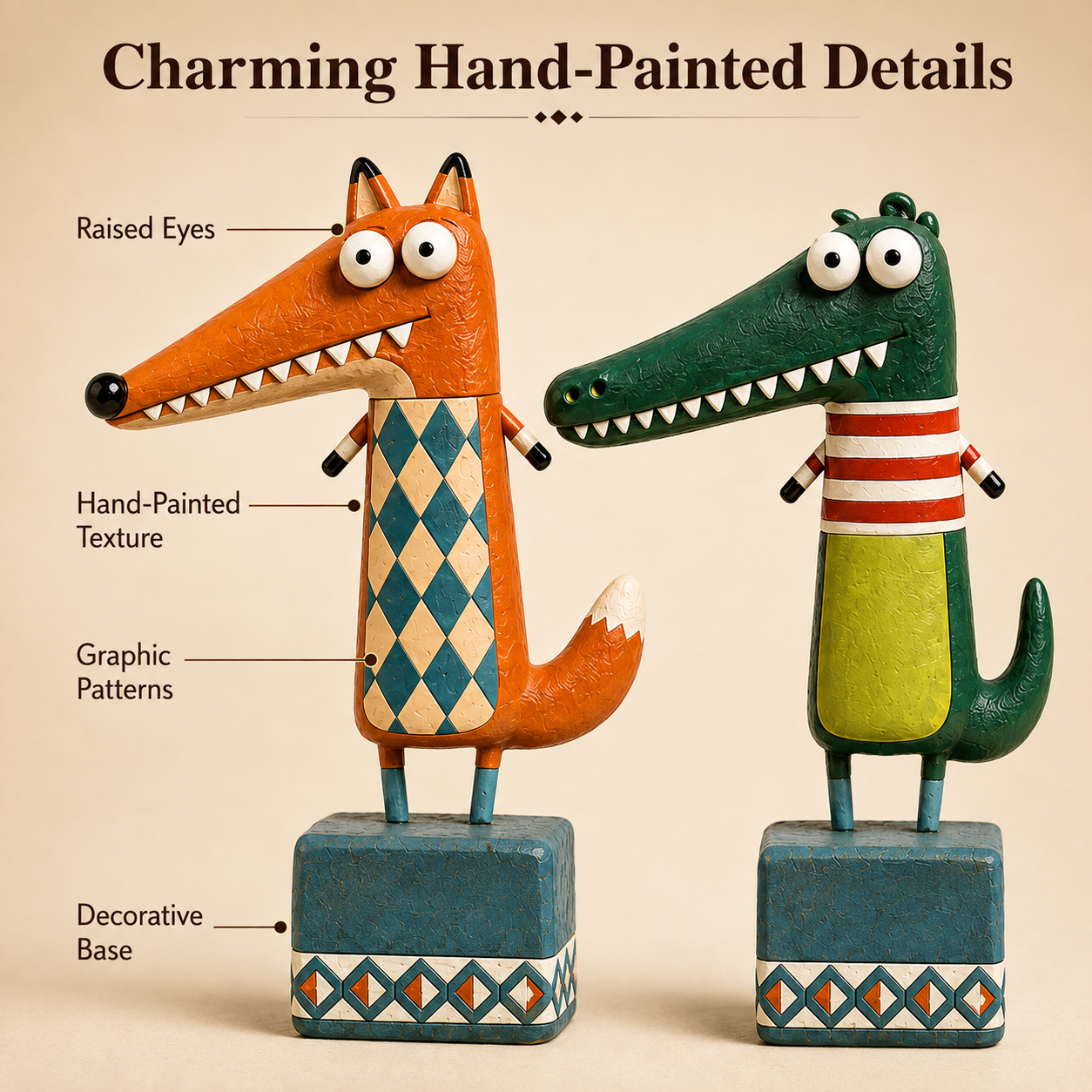 Whimsical Vintage Animal Figurines