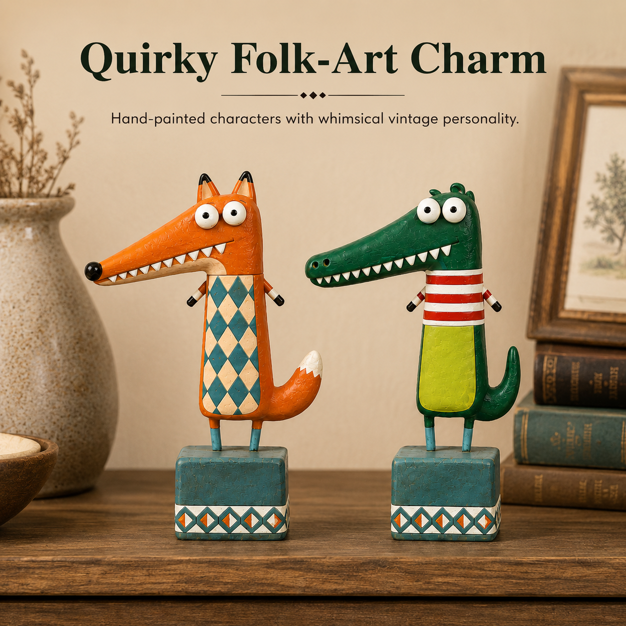 Whimsical Vintage Animal Figurines