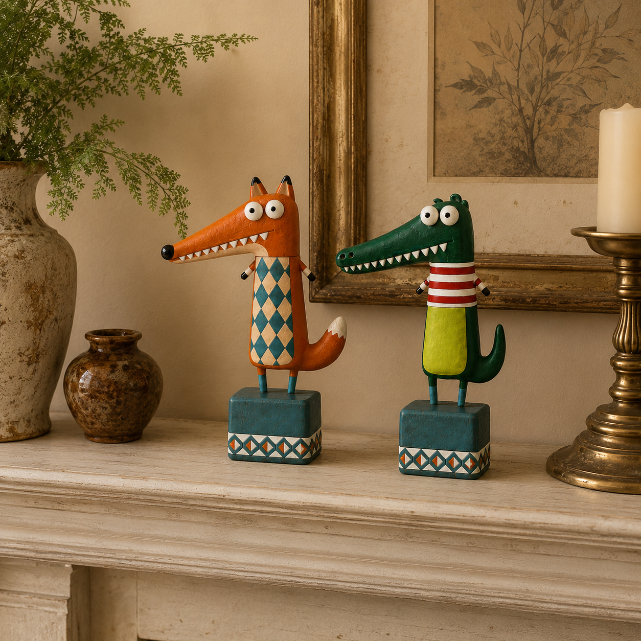 Whimsical Vintage Animal Figurines