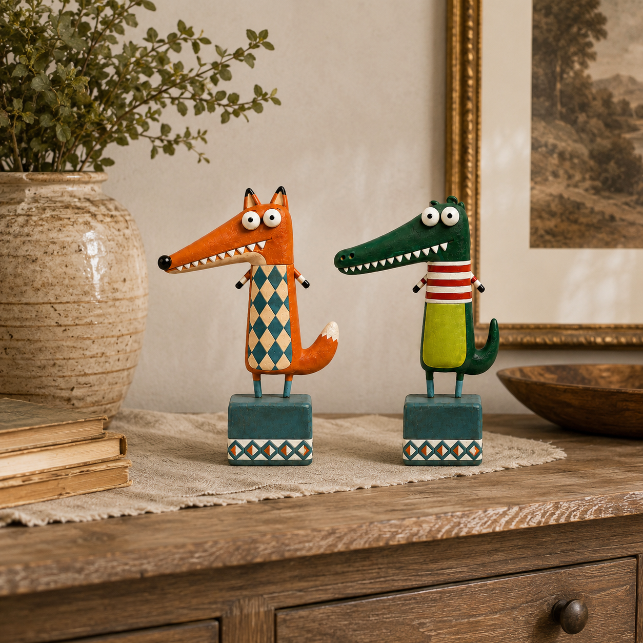 Whimsical Vintage Animal Figurines