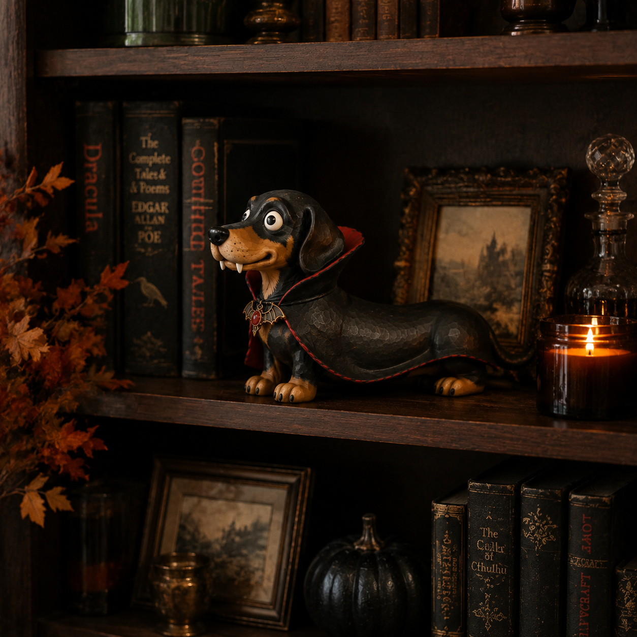 Vampire Dachshund Figurine