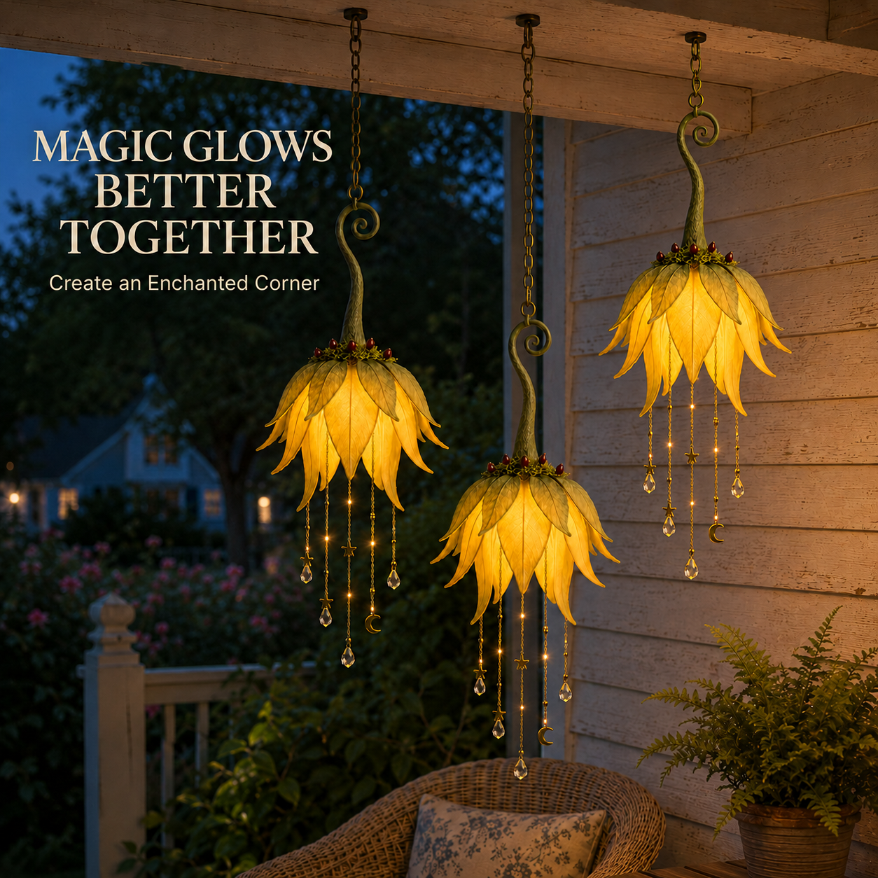 Enchanted Bloom Hanging Light