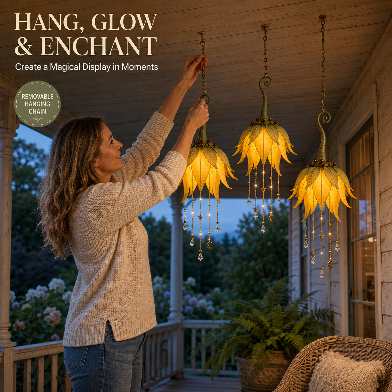 Enchanted Bloom Hanging Light