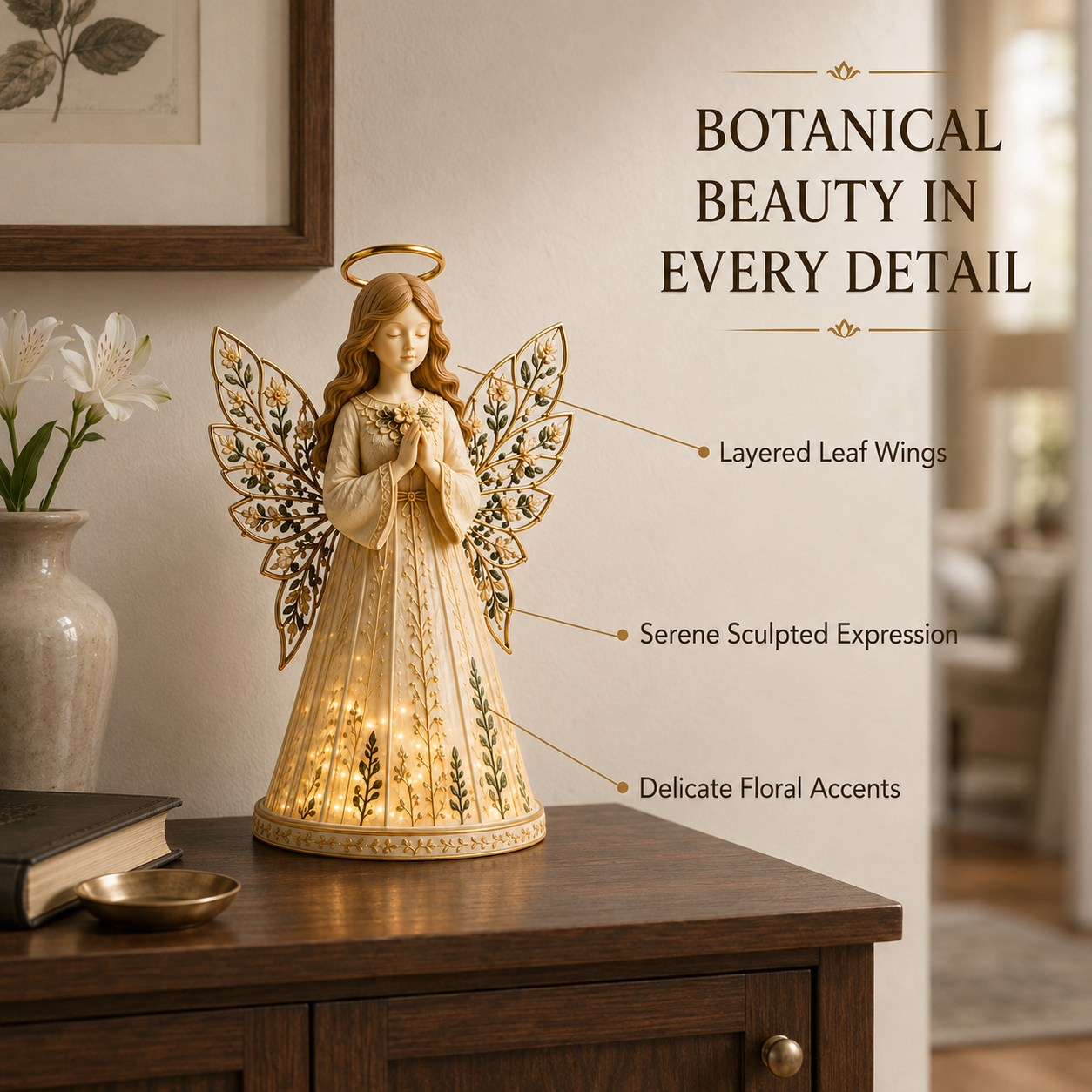 Botanical Guardian Angel Remote-Controlled Accent Light