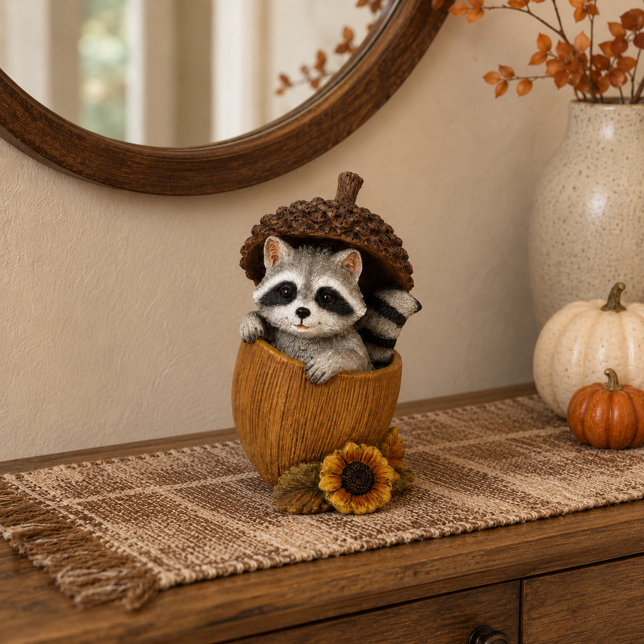 Acorn Hideaway Friends Fall Figurines