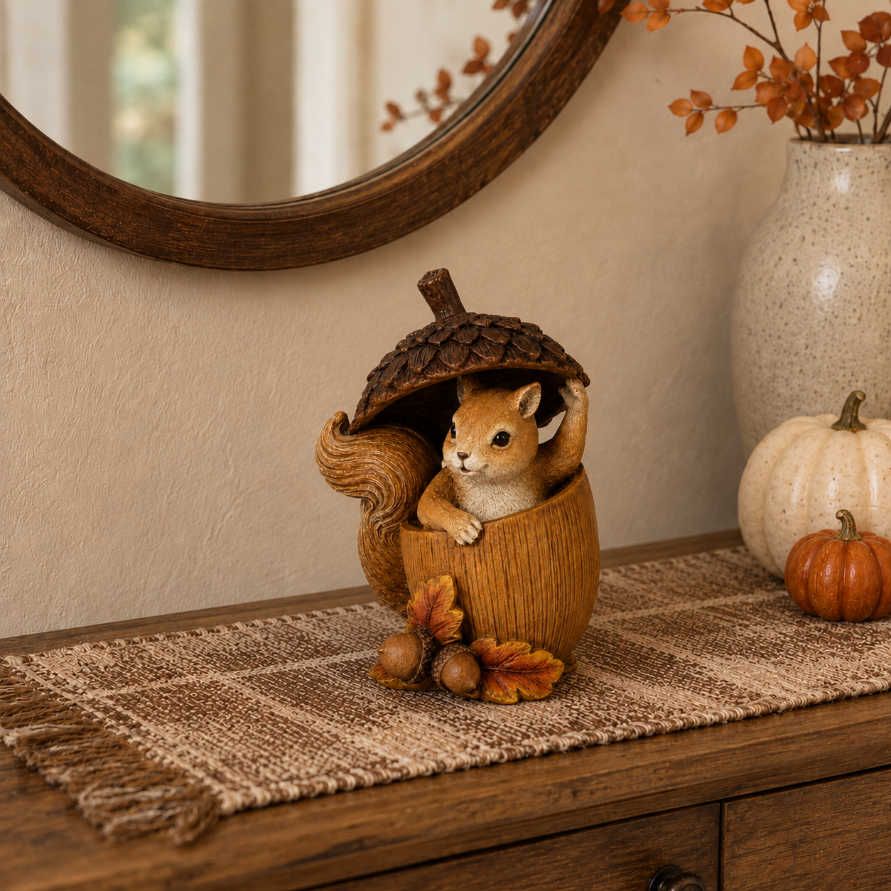 Acorn Hideaway Friends Fall Figurines