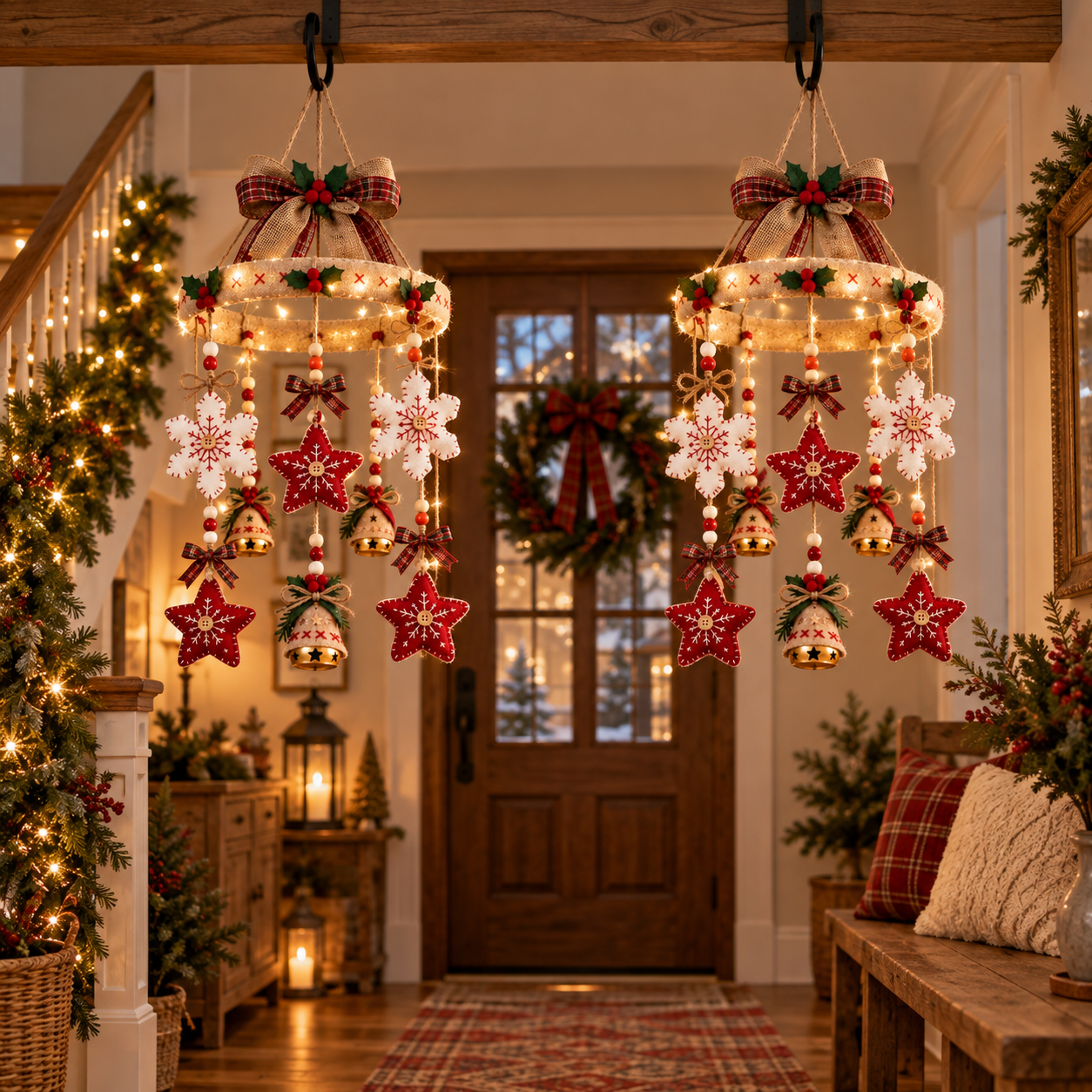 Christmas Magic Lighted Hanging Decor