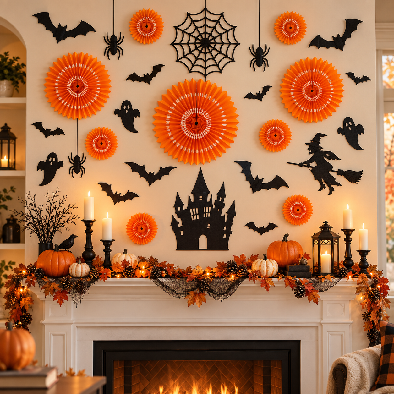 28-Piece Halloween Wall Decor Set 