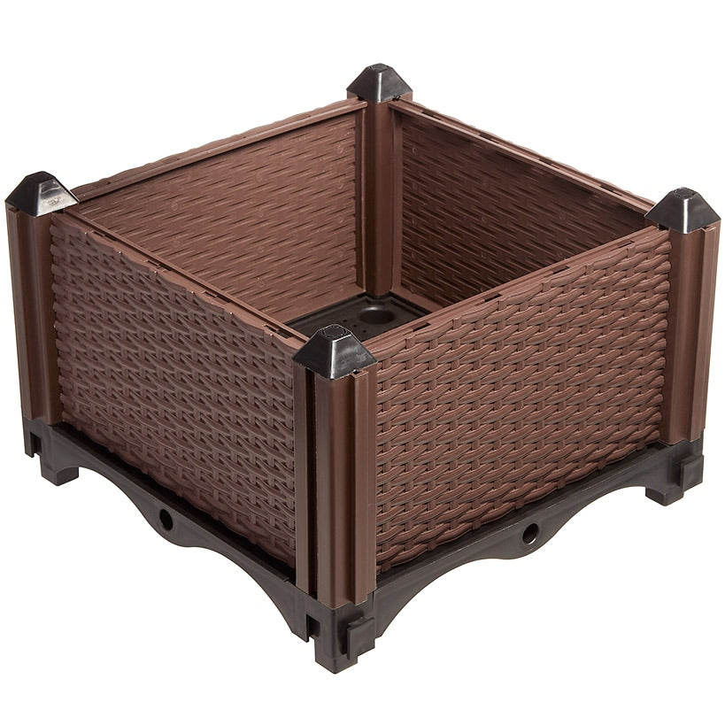 Planter Garden Plastic 12 Inch Raised Self Watering