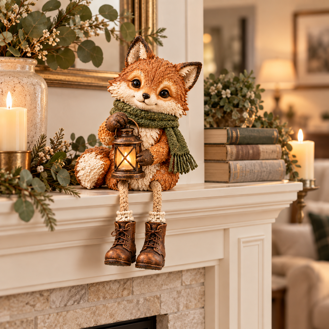 🦊 Cozy Woodland Fox With Lantern