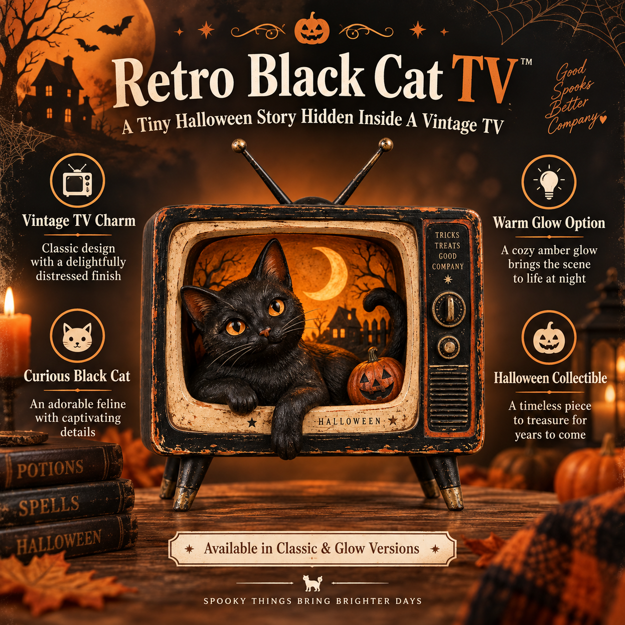 Retro Black Cat TV