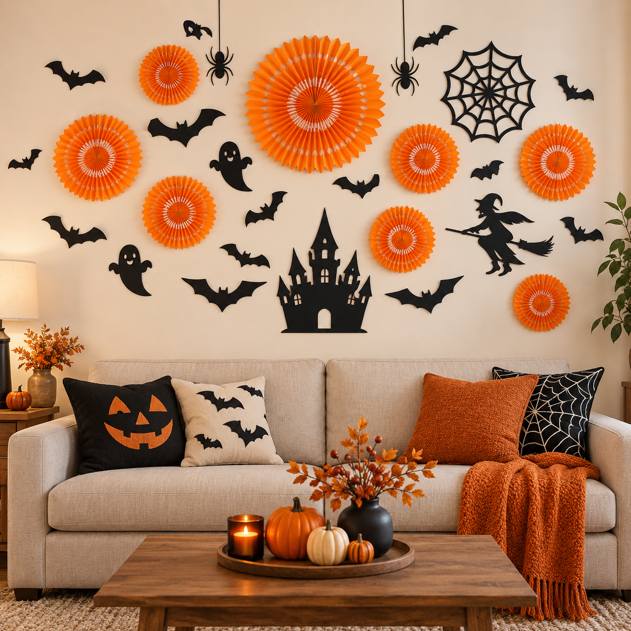 28-Piece Halloween Wall Decor Set 