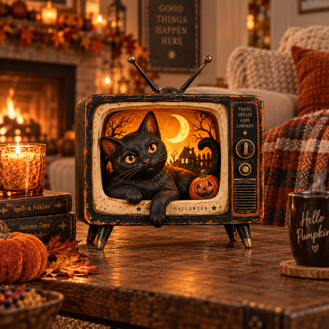 Retro Black Cat TV