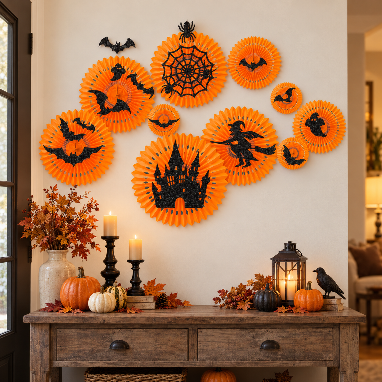 28-Piece Halloween Wall Decor Set 