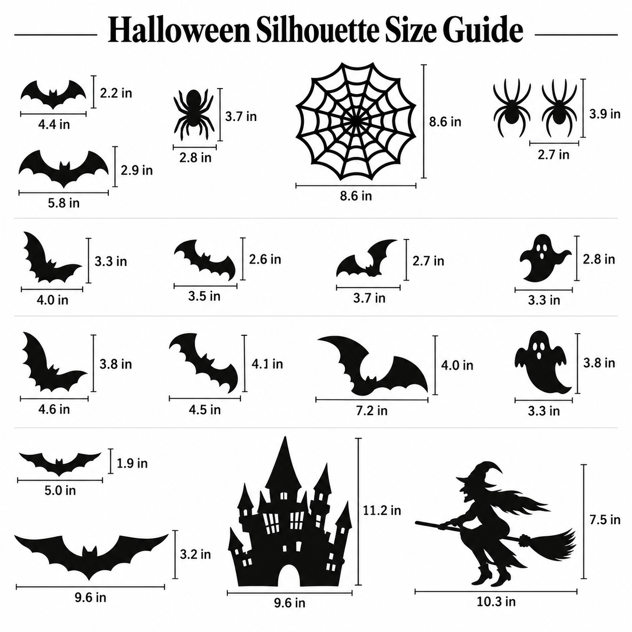 28-Piece Halloween Wall Decor Set 