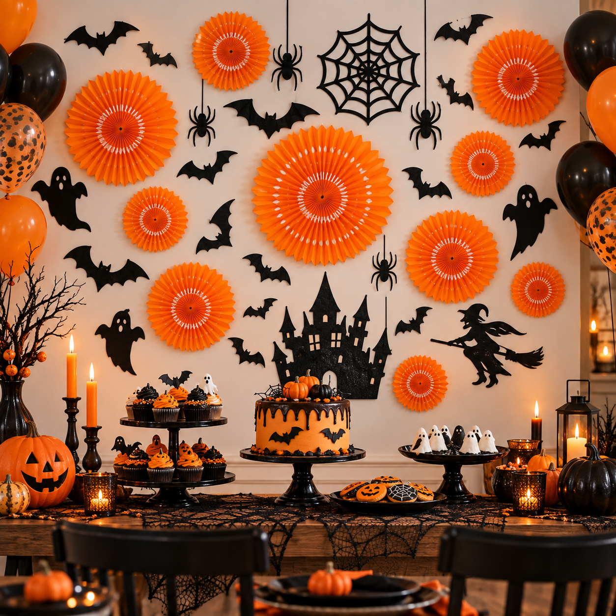 28-Piece Halloween Wall Decor Set 