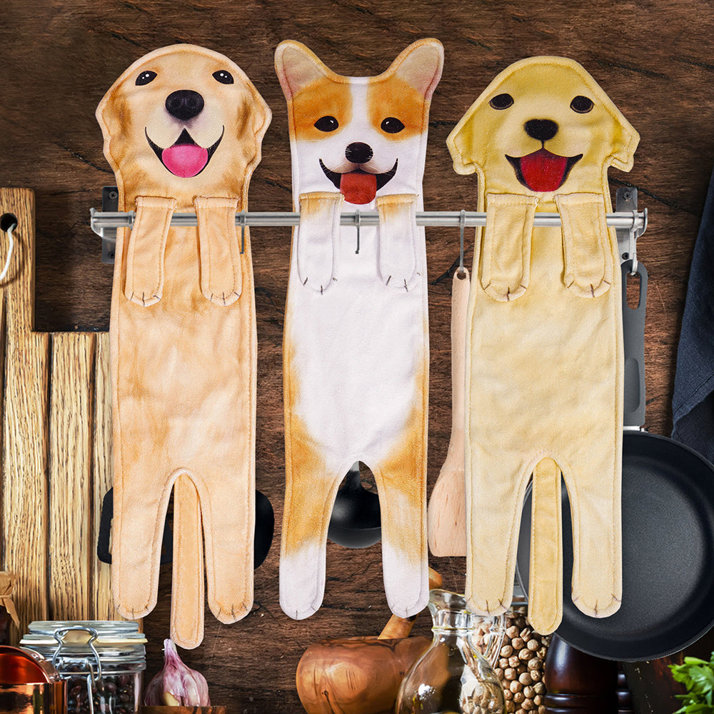 Adorable Puppy Hand Towel