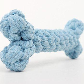 Pet Cotton Rope Chew Toy Bone